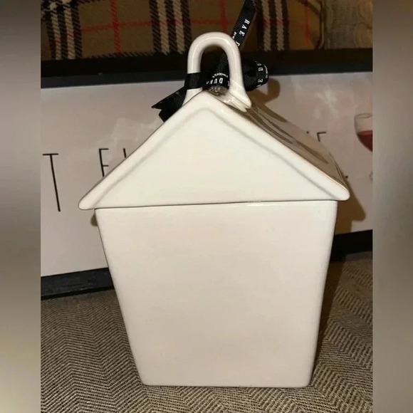 Rae Dunn “LOVE” 2 piece White Cookie Jar Container Valentine’s Day - Picture 3 of 5